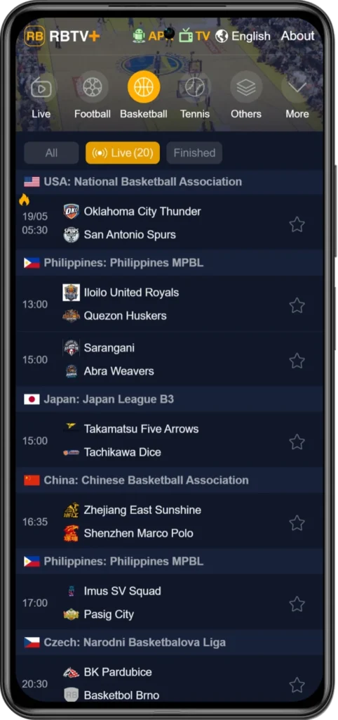 basketball matches