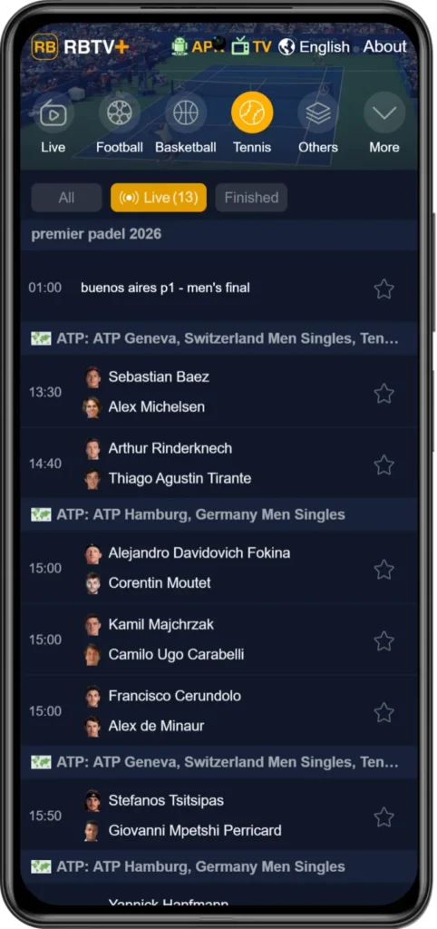 Tennis Matches